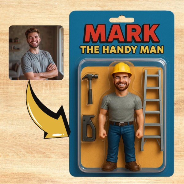 custom 3D figure, photo to 3D model